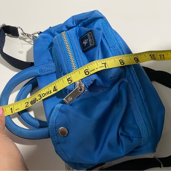 Porter International Blue Nylon Women's Bag‎ Mini Duffle Bag Crossbody - Picture 5 of 7